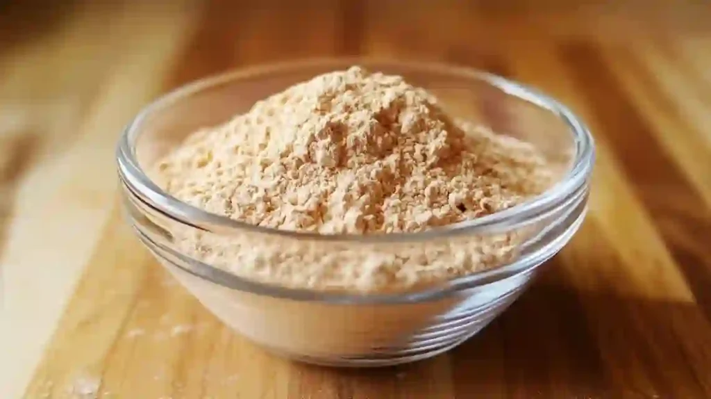 Flour in banana bread