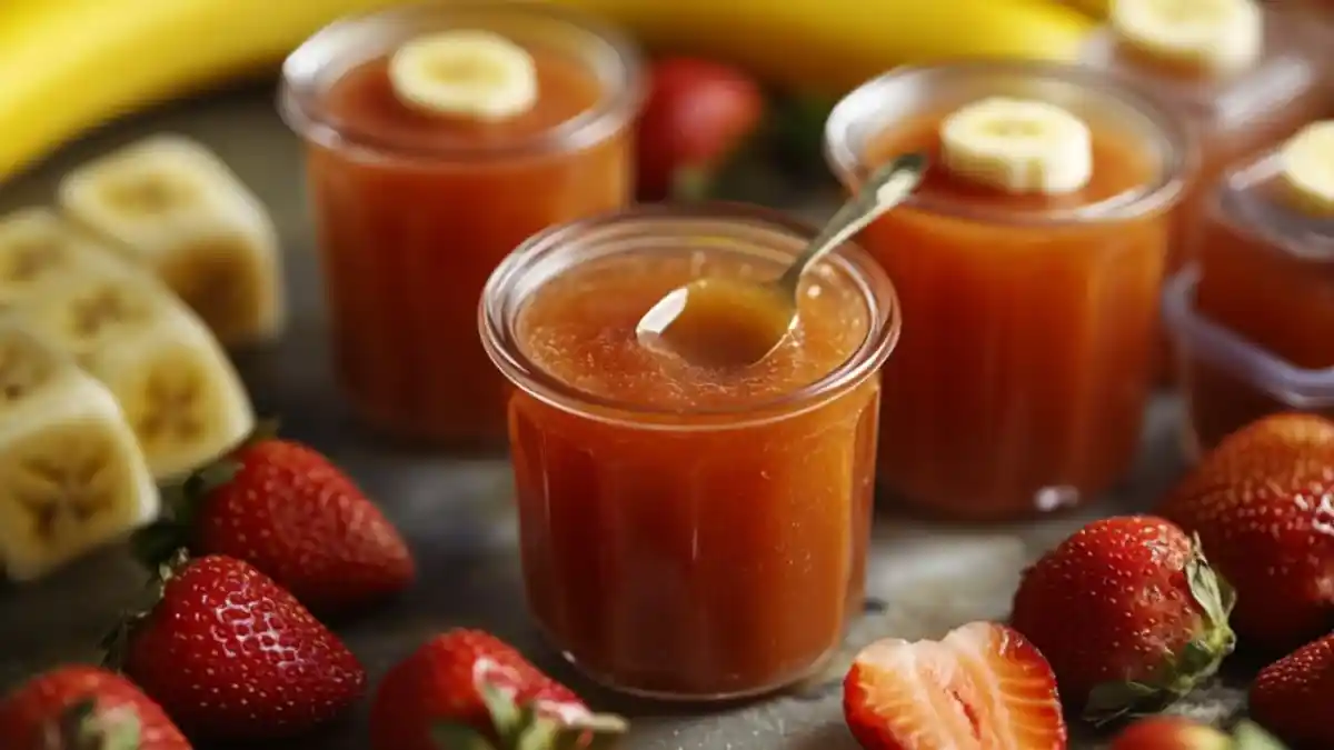 Banana Strawberry Puree Banana Strawberry Puree
