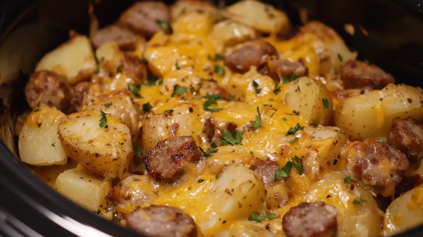 cheesy ranch potatoes and sausage crock pot recipes