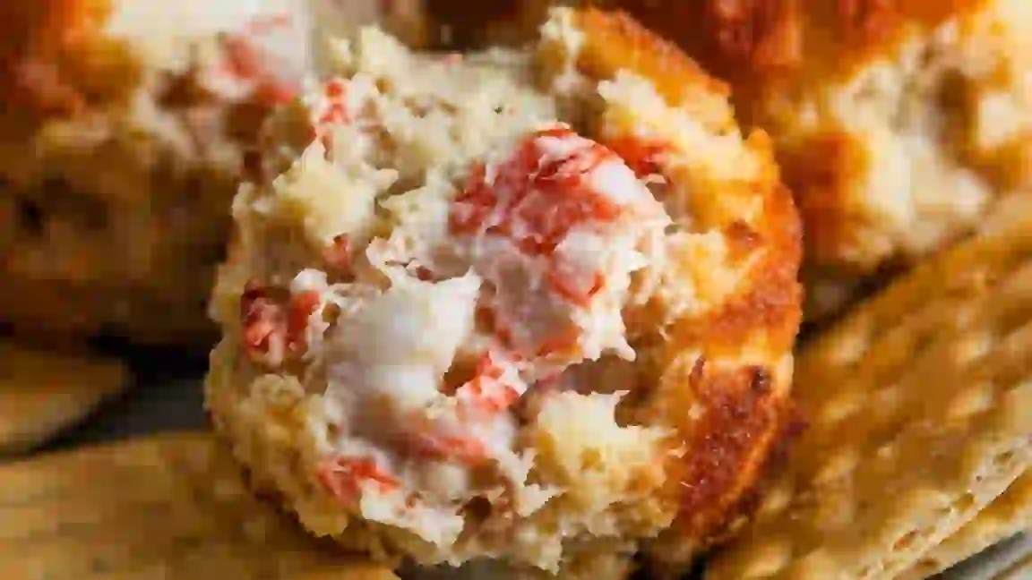 crab balls with ritz crackers