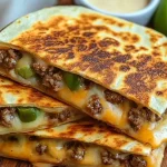 Cheeseburger Quesadilla tast