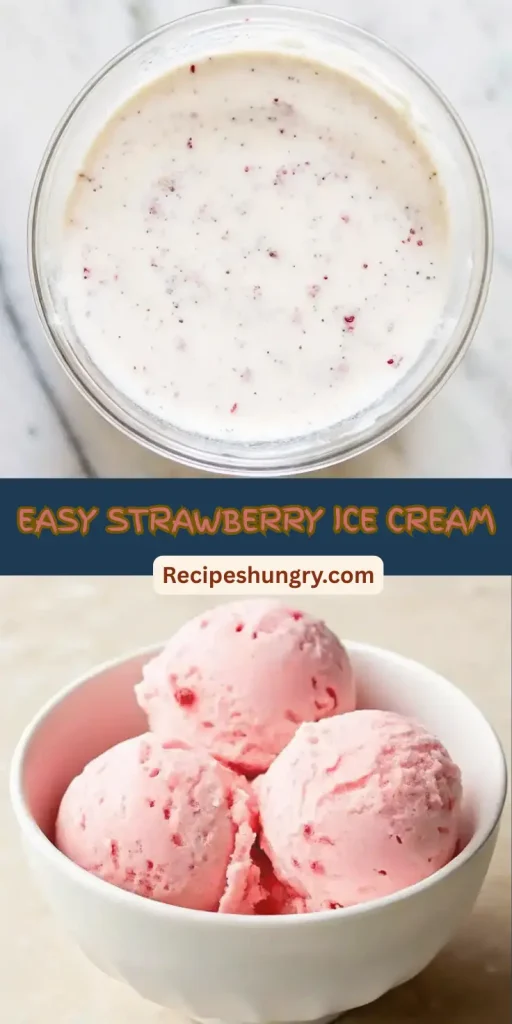 Easy Strawberry Ice Cream Easy Strawberry Ice Cream Pin