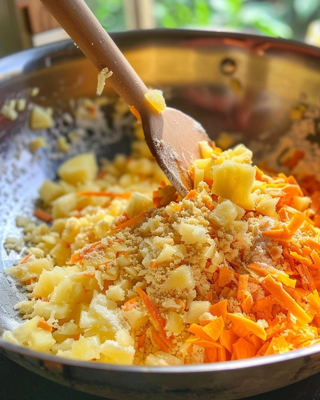Hawaiian Carrot Pineapple Cake