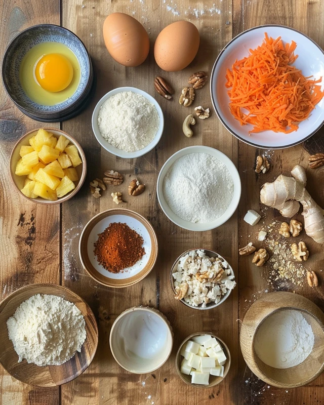 Hawaiian Carrot Pineapple Cake