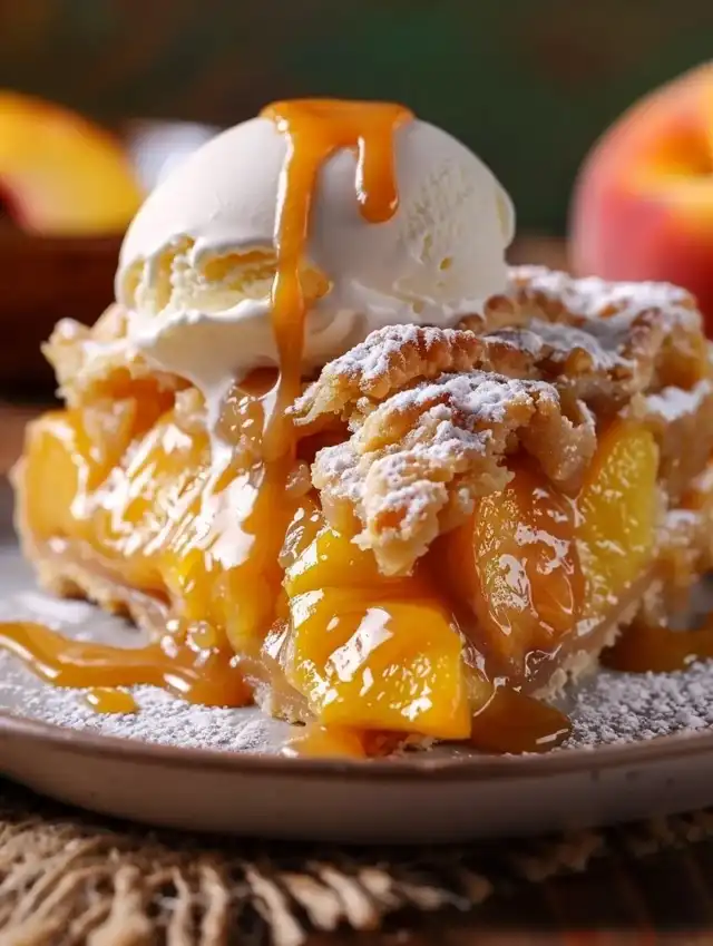 LAZY MAN'S PIE PEACH COBBLER LAZY MAN'S PIE PEACH COBBLER intro