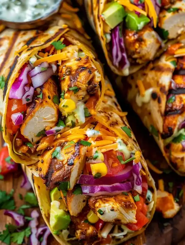 Southwest Chicken Wraps Southwest Chicken Wraps intro