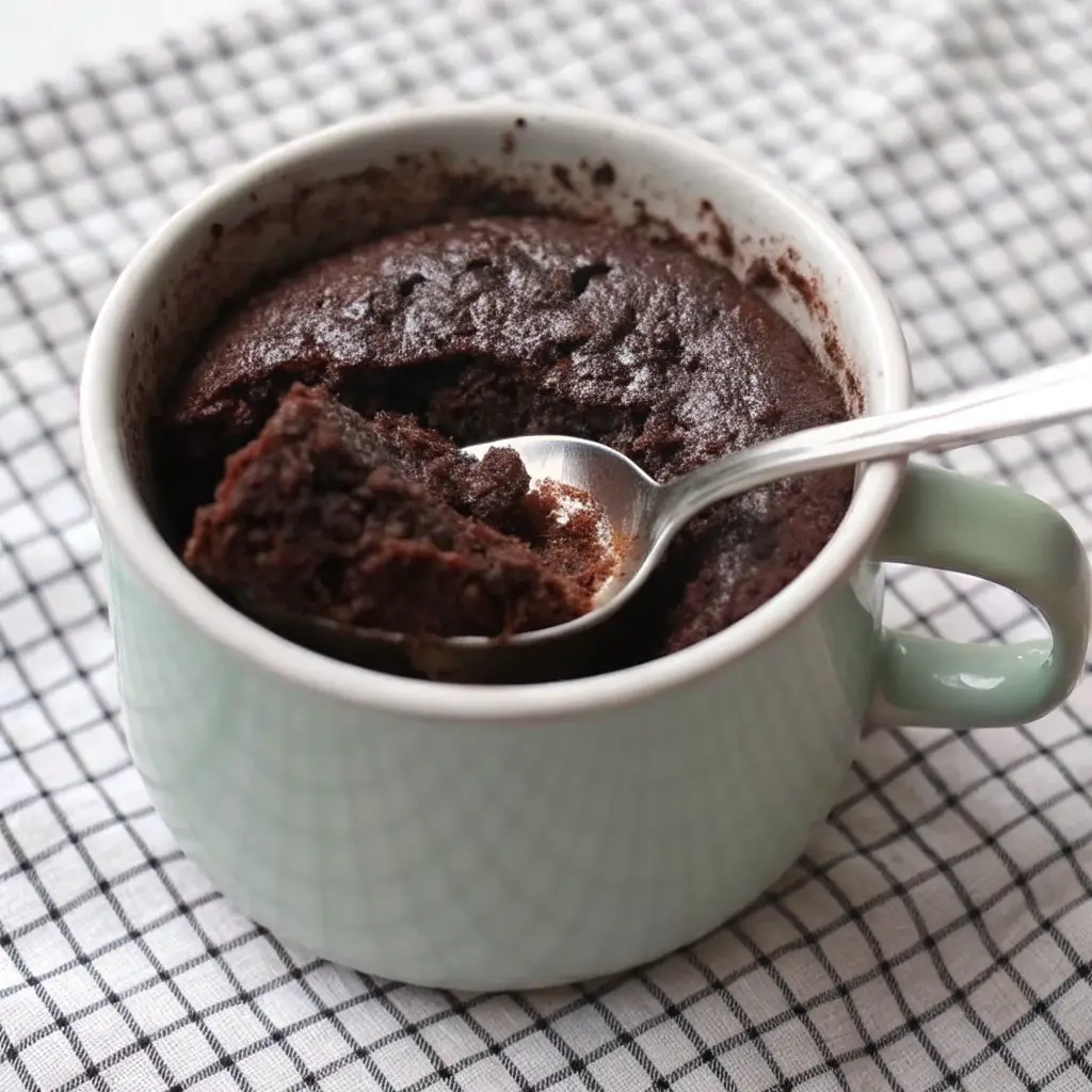 Easy Microwave Chocolate Mug Cake intro Microwave Chocolate Mug Cake