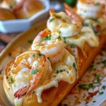 Crabby Shrimp-Stuffed Garlic Bread Bombs tast