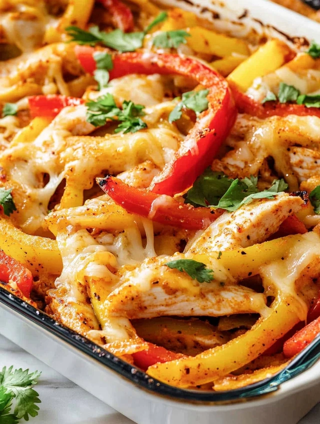 Fajita Chicken Casserole Bake Fajita Chicken Casserole Bake intro