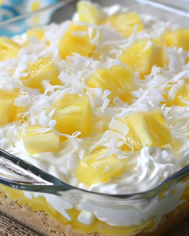 No Bake Pineapple Dream Dessert No Bake Pineapple Dream Dessert How to make