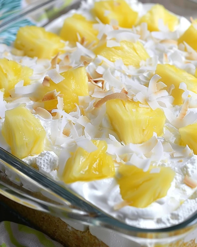 No Bake Pineapple Dream Dessert No Bake Pineapple Dream Dessert ingredient