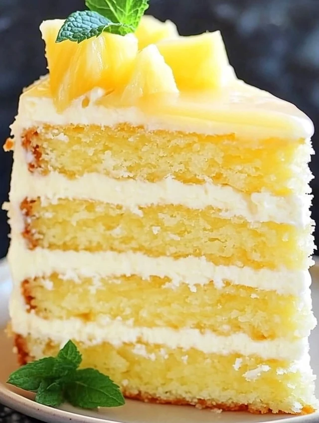 Tropical Pineapple Bliss Cake Tropical Pineapple Bliss Cake intro