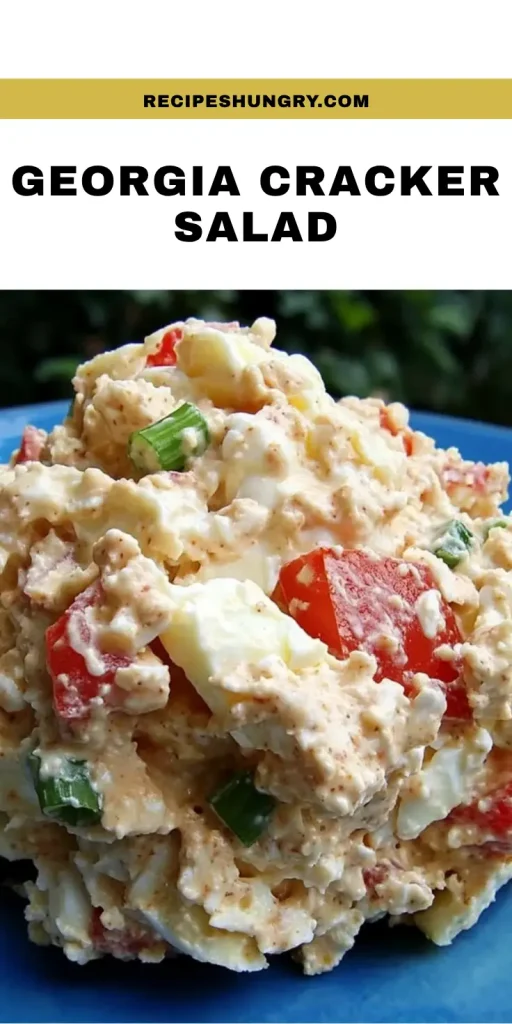Old fashioned Georgia cracker salad aGeorgia cracker salad PIN1