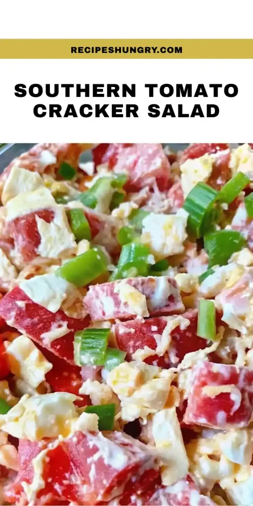 southern tomato cracker salad southern tomato cracker salad