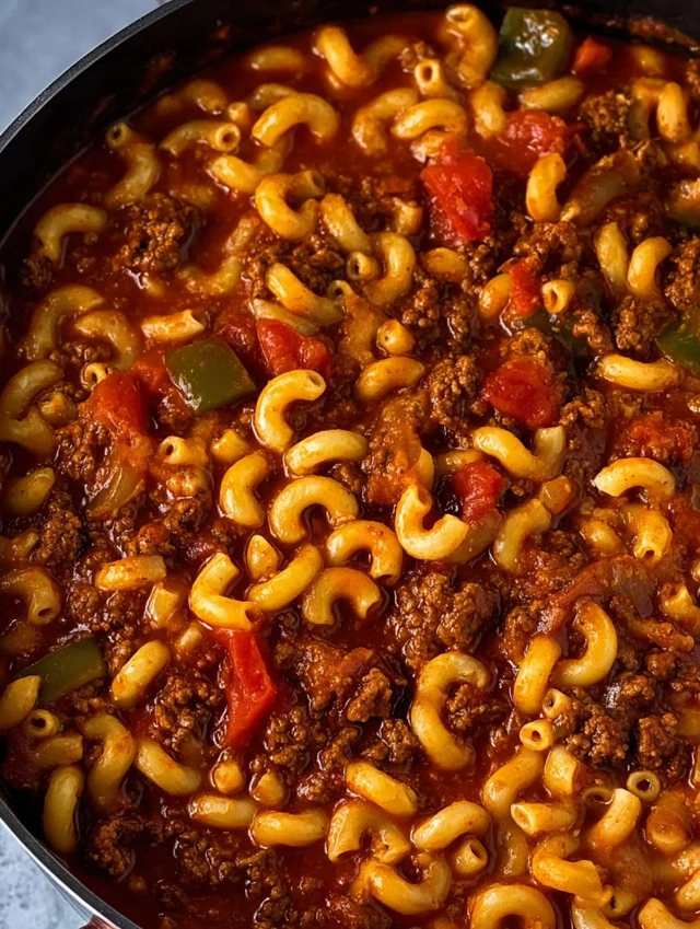 American Goulash (Easy One Pot Recipe)