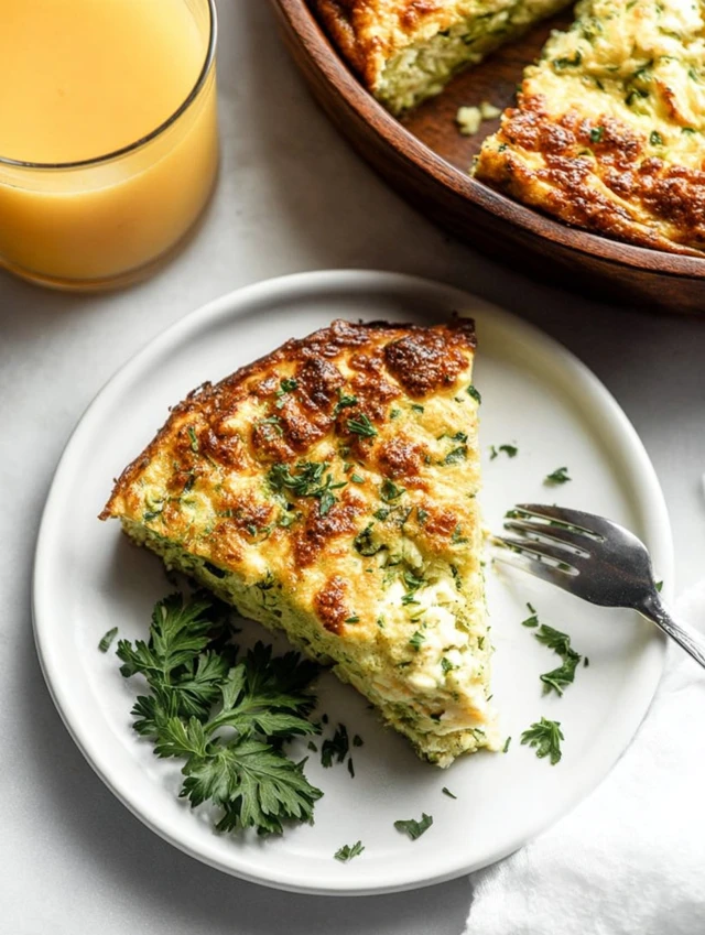 Cottage Cheese Zucchini Breakfast Casserole