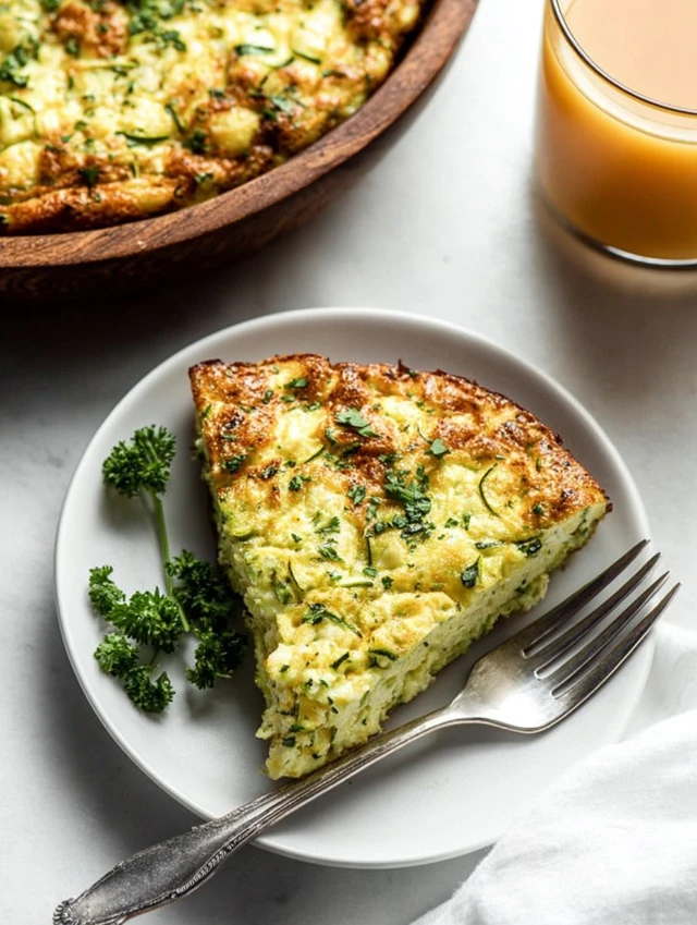 Cottage Cheese Zucchini Breakfast Casserole