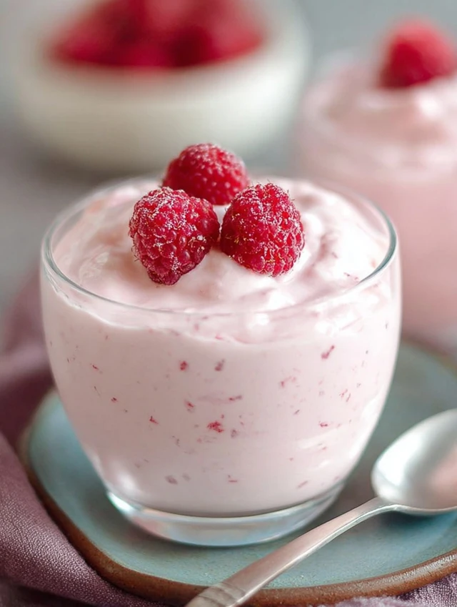 Dairy Free Raspberry Fluff