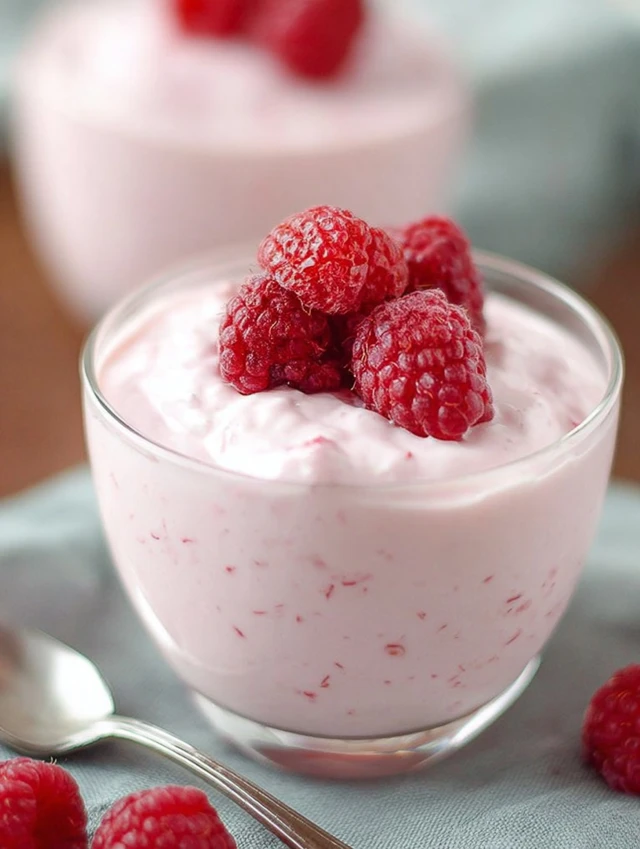 Dairy Free Raspberry Fluff