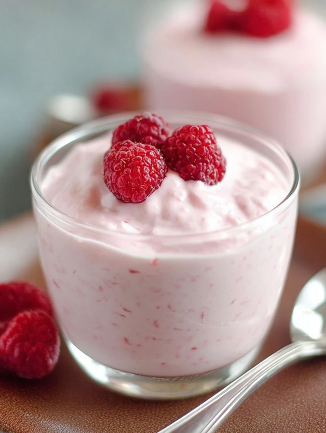 Dairy Free Raspberry Fluff