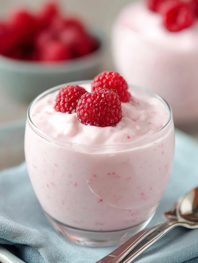 Dairy Free Raspberry Fluff Dairy Free Raspberry Fluff