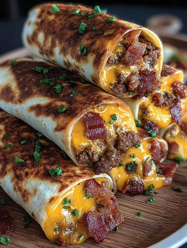 Garlic Butter Bacon Cheeseburger