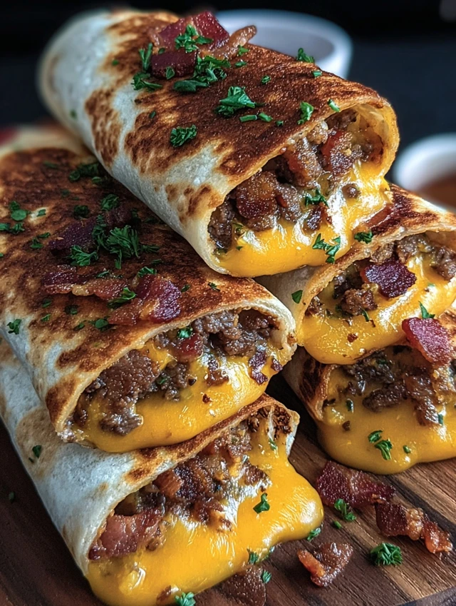 Garlic Butter Bacon Cheeseburger