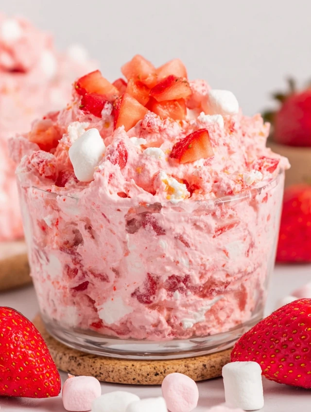 Strawberry Fluff Salad Strawberry Fluff Salad intro