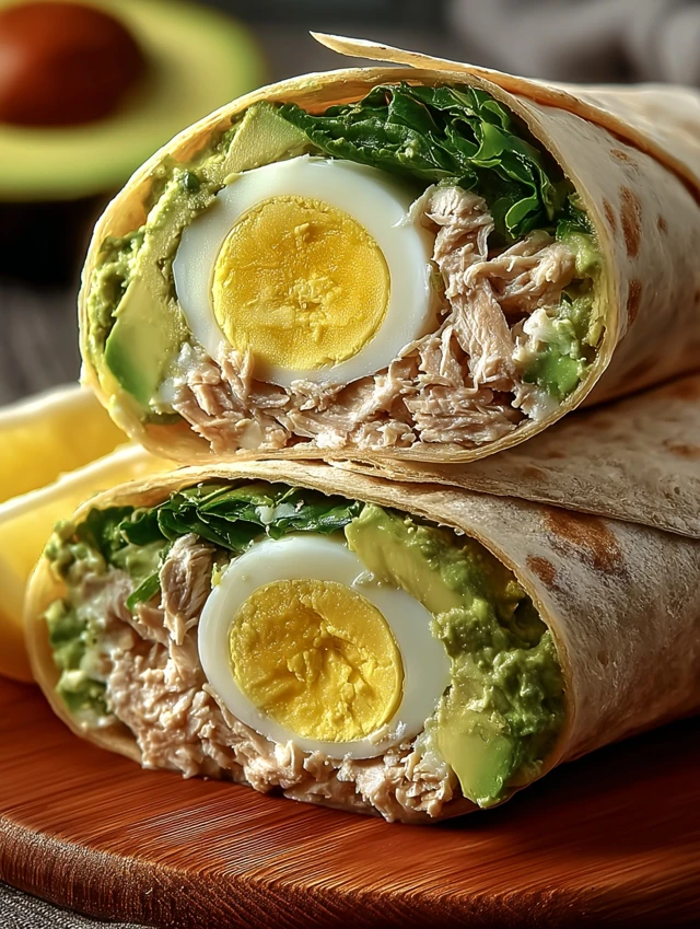 Tuna Avocado Egg Wrap intro