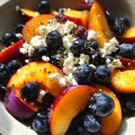 Blueberry Peach Feta Salad: A Refreshing Summer Delight! Blueberry Peach Feta Salad