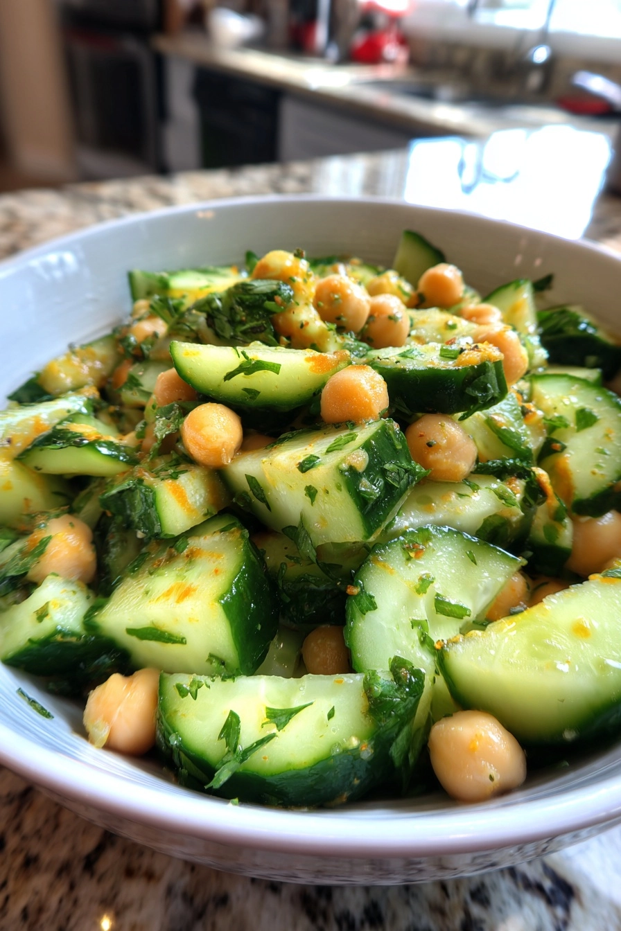 Chickpea Cucumber Salad: Discover the Ultimate Refreshing Recipe! Chickpea Cucumber Salad