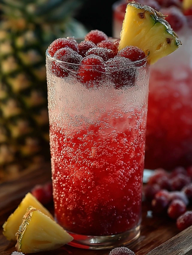 Cranberry Pineapple Fizz