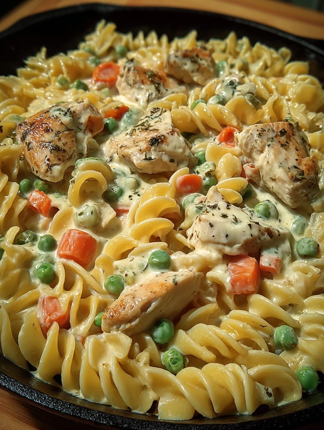 Creamy Chicken Pot Pie Pasta