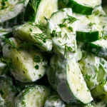 Creamy Cucumber Salad: Refresh Your Summer Meals Today! Creamy Cucumber Salad