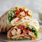 Crunchy Bacon Chicken Ranch Wrap Crunchy Bacon Chicken Ranch Wrap