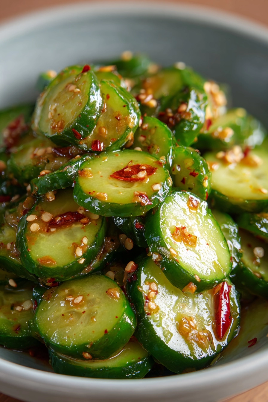 Easy Korean Cucumber Salad