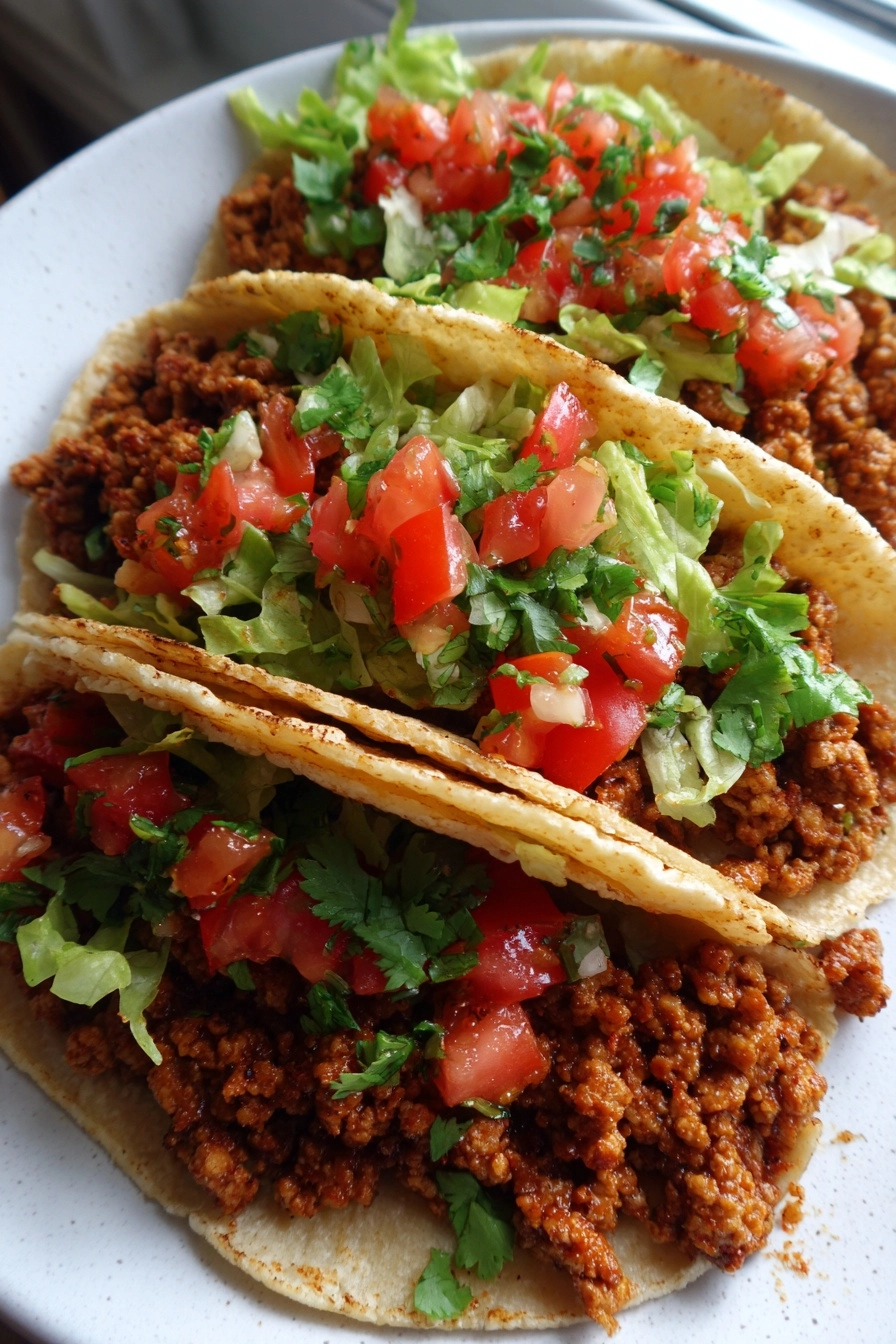 Ground Chicken Tacos