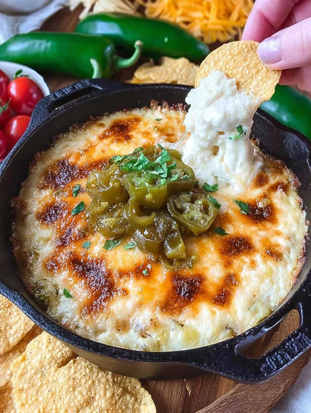 Hatch Green Chile Cheese Dip