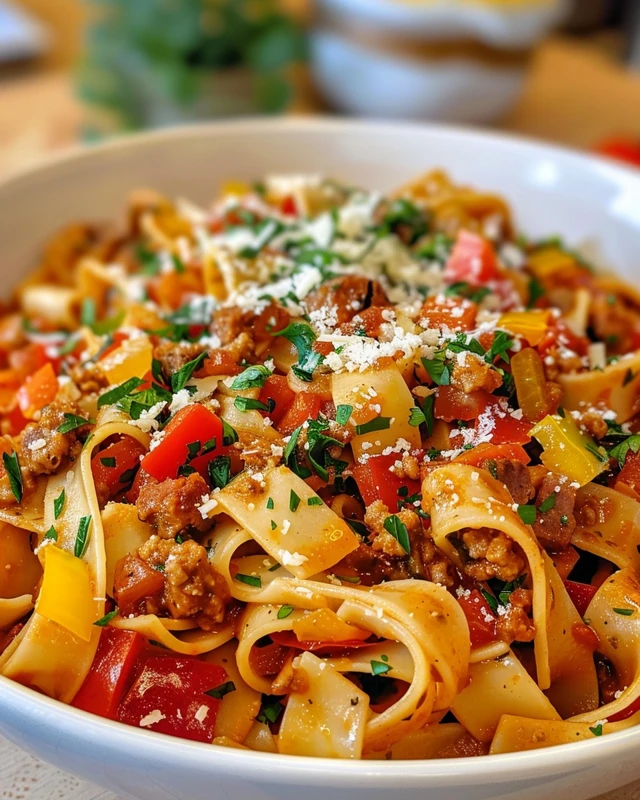 Italian Drunken Noodles