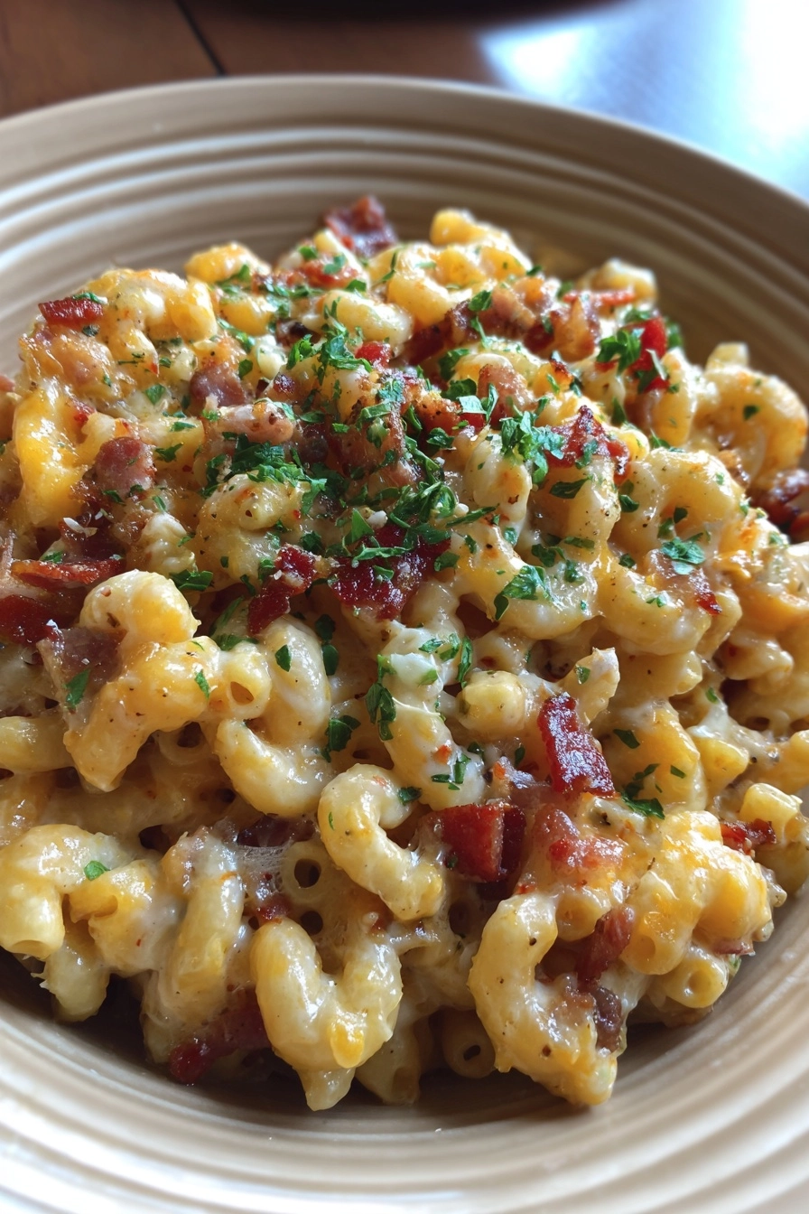 Loaded Bacon Cheeseburger Pasta Loaded Bacon Cheeseburger Pasta