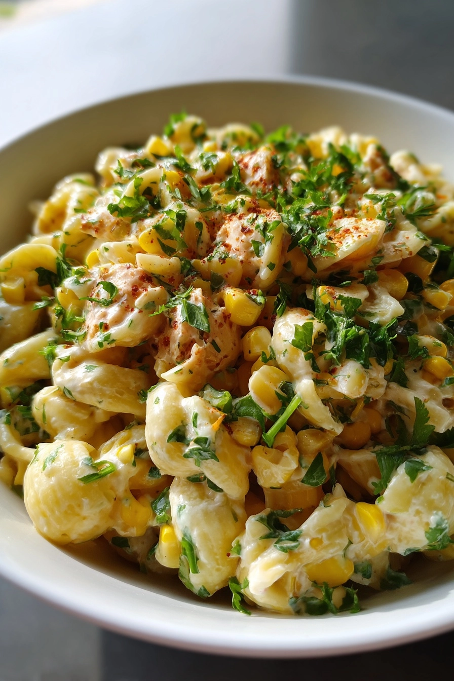 Mexican Street Corn Pasta Salad: A Flavorful Delight! Mexican Street Corn Pasta Salad