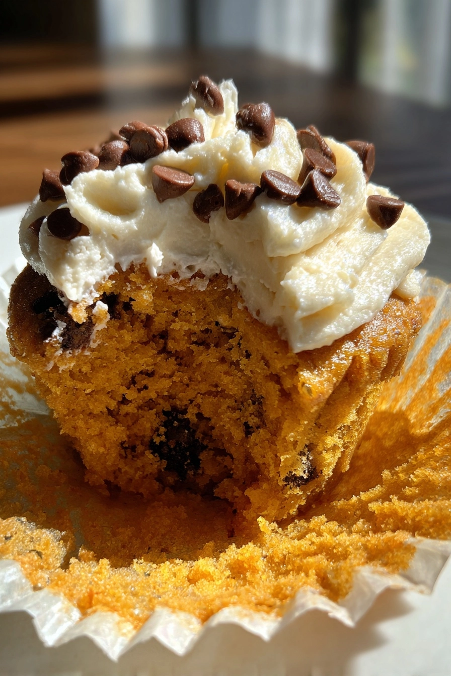 Pumpkin Chocolate Chip Cupcakes: A Delicious Fall Treat! Pumpkin Chocolate Chip Cupcakes