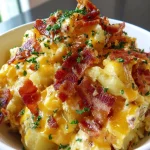 Slow Cooker Cheesy Bacon Ranch Potatoes