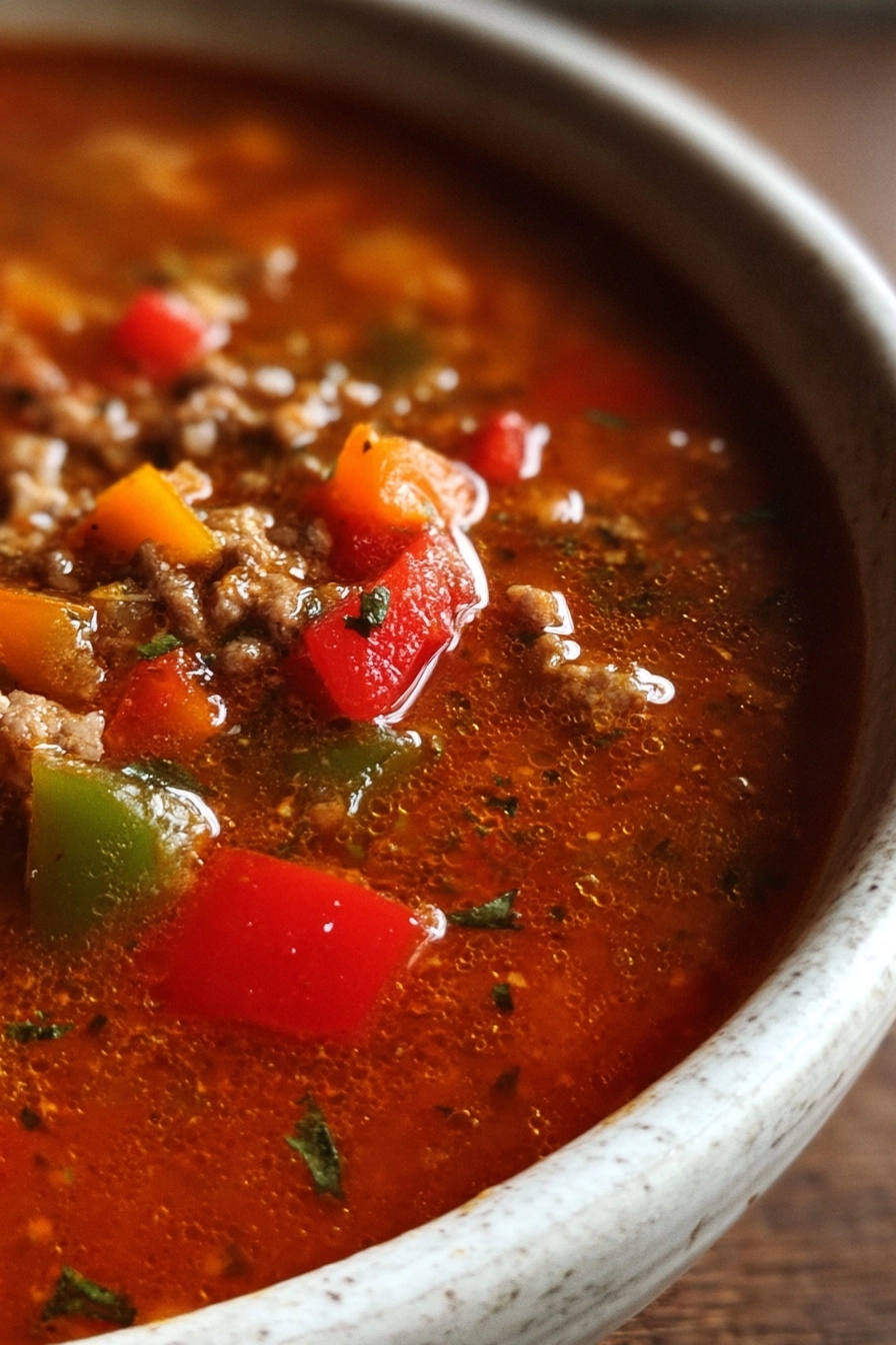 Stuffed Pepper Soup: A Cozy Recipe for Cold Nights Stuffed Pepper Soup
