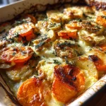 cheesy root vegetable gratin
