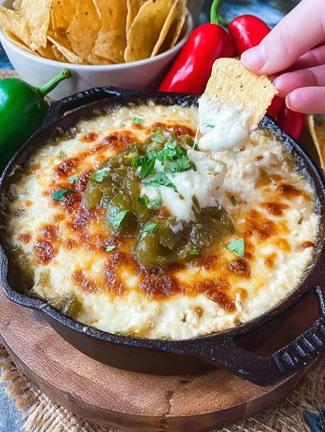 Hatch Green Chile Cheese Dip