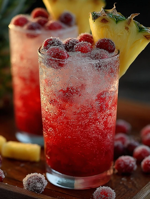 Cranberry Pineapple Fizz