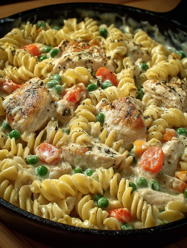 Creamy Chicken Pot Pie Pasta