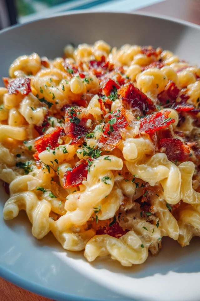 Loaded Bacon Cheeseburger Pasta