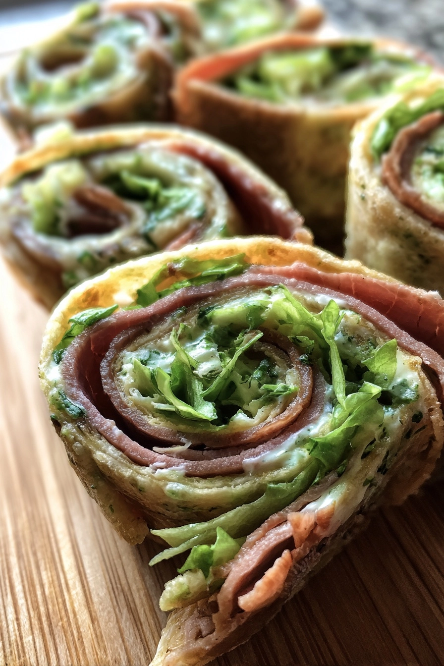 roast beef pinwheels